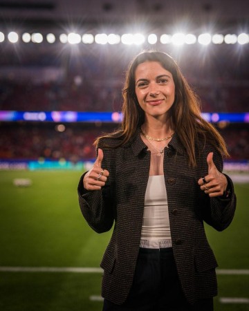 华体会hth-助威男足，邦马蒂到诺坎普现场观看巴萨与马竞的首回合比赛